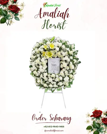 Krans Bunga Duka Lucky Garden Wedding Venue Bsd