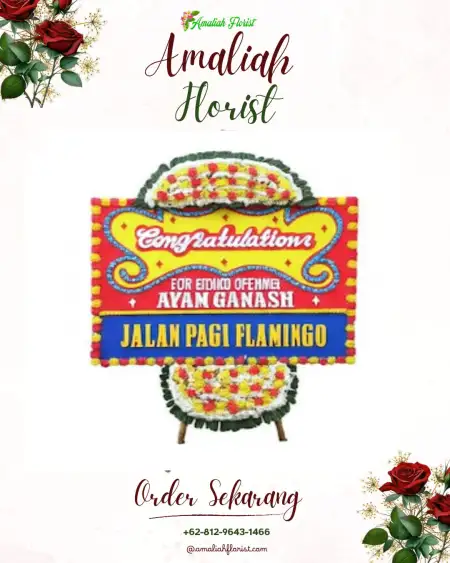 Sewa Papan Bunga Lucky Garden Wedding Venue Bsd