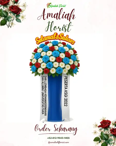 Standing Flowers Lucky Garden Wedding Venue Bsd